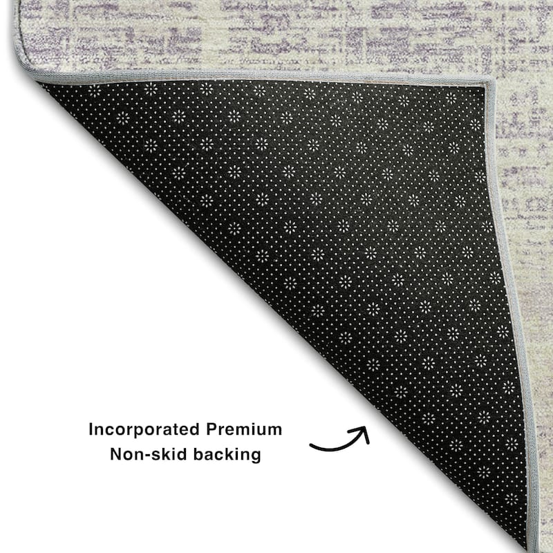 Premium Washable Super Soft Modern Solid Mayfield Rug