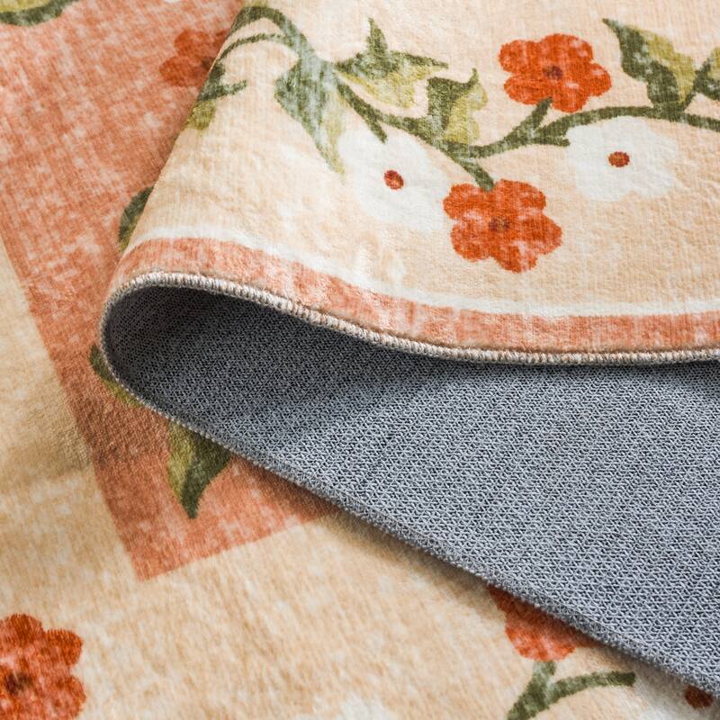Martha Stewart Veron Machine Washable & Slip Resistant Rug