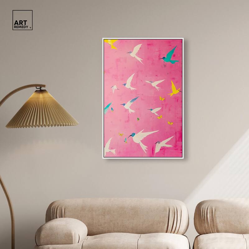 Soaring Sorbet Canvas by Art Remedy