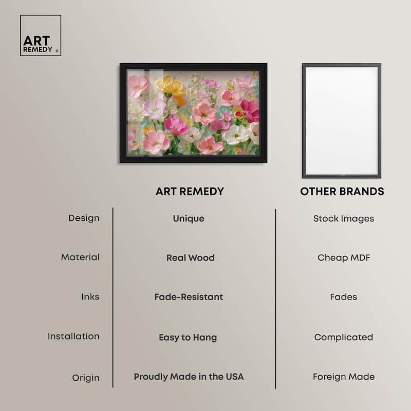 Expressed in Petals I Shadowbox by Art Remedy