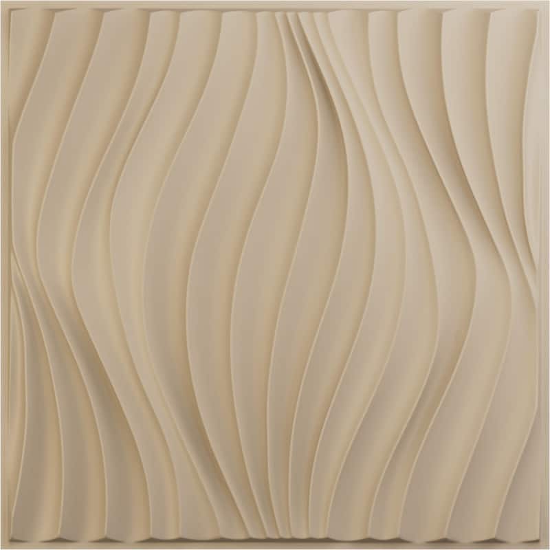 19 5/8"W x 19 5/8"H Billow EnduraWall Decorative 3D Wall Panel