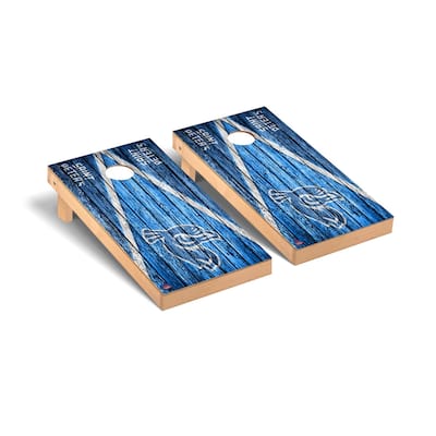 Saint Peters Peacocks Weathered Cornhole Board Set