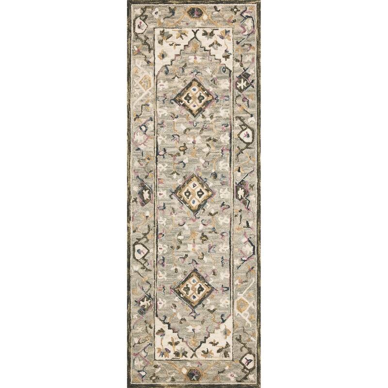 Alexander Home Karrie Hand-hooked Bordered Wool Area Rug