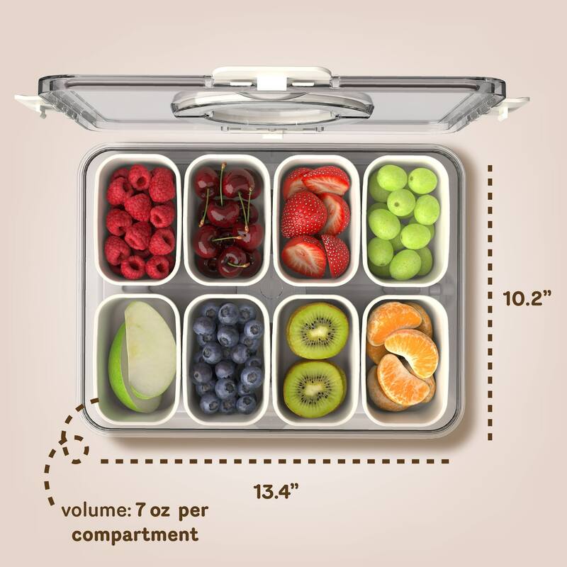 COOK WITH COLOR Snackle Box for Kids Lunch Box and Snack Container