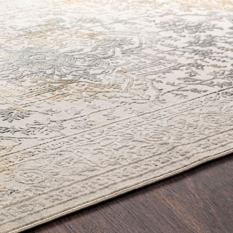 Livabliss Traditional Aisha Medallion Area Rug