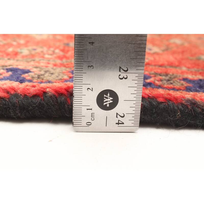 ECARPETGALLERY Hand-knotted Andelz Red Wool Rug - 2'9 x 9'3