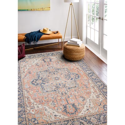 Bashian Zenainda Rust Transitional Area Rug