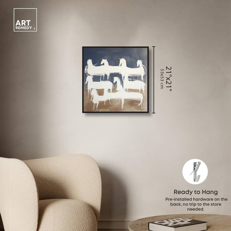 Phantom Herd Canvas by Art Remedy