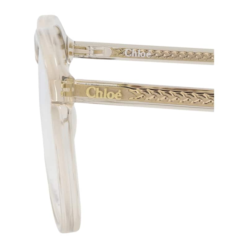 Chloé Aviator-Frame Bio Acetate Optical Frames - Beige Beige Transparent