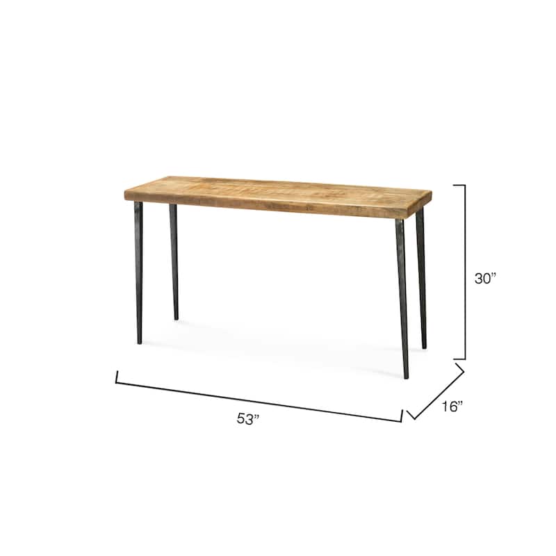 Jamie Young Farmhouse Wood Console Table