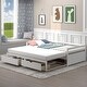 preview thumbnail 16 of 18, Costway Twin to King Daybed with 2 Drawers Wooden Sofa Bed for - See Details