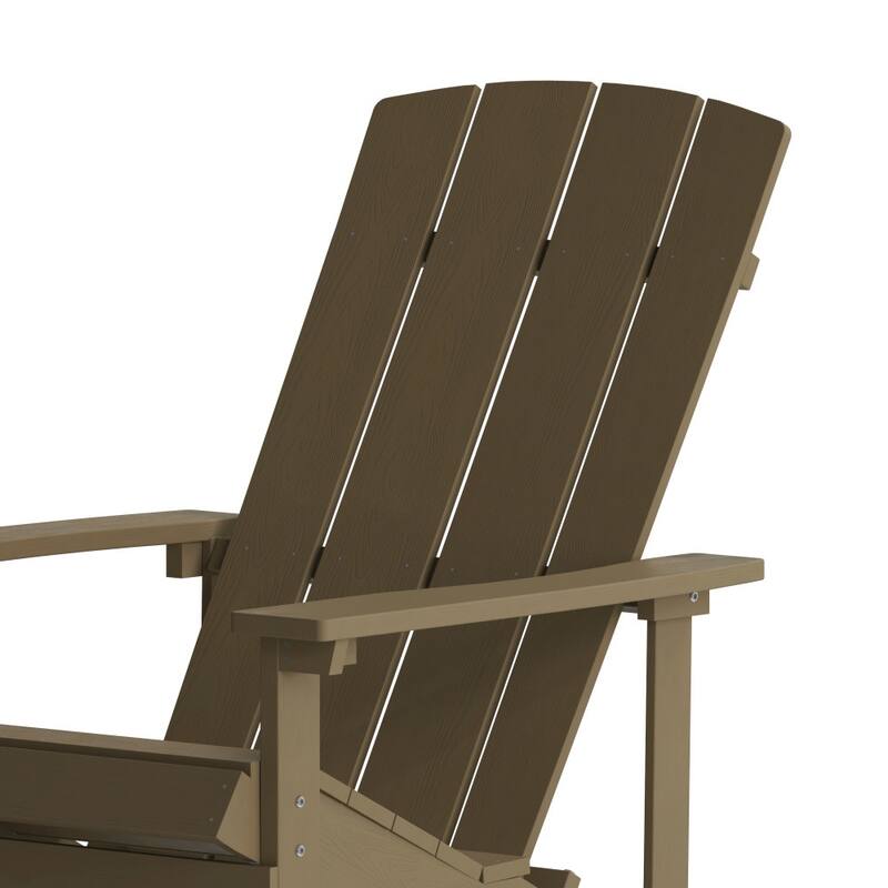 All-weather Poly Resin Wood Outdoor Adirondack Chair (Set of 4)