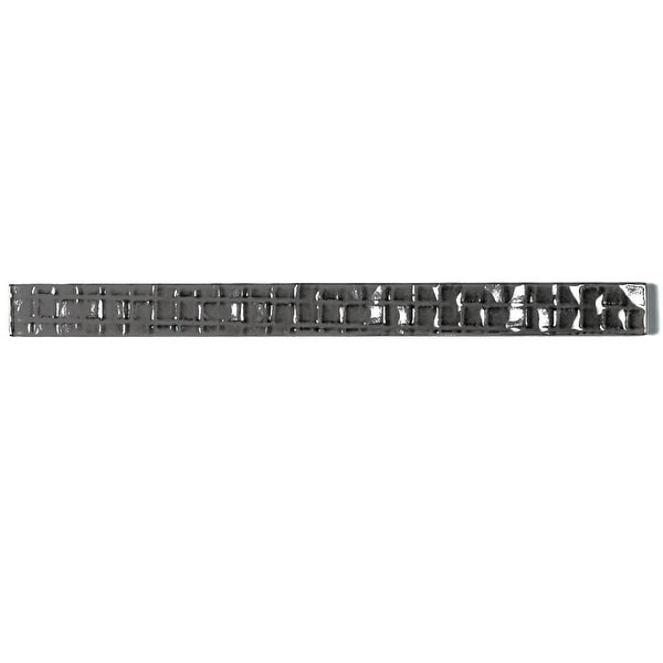 Miseno MT-WHSMEC0112-UR Metro Cubes - 1" x 12" Rectangle Wall Tile - Textured Visual - Gray