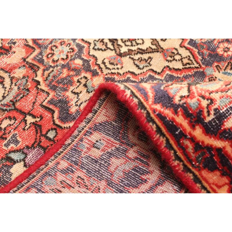 ECARPETGALLERY Hand-knotted Antalya Vintage Red Wool Rug - 3'11 x 6'2