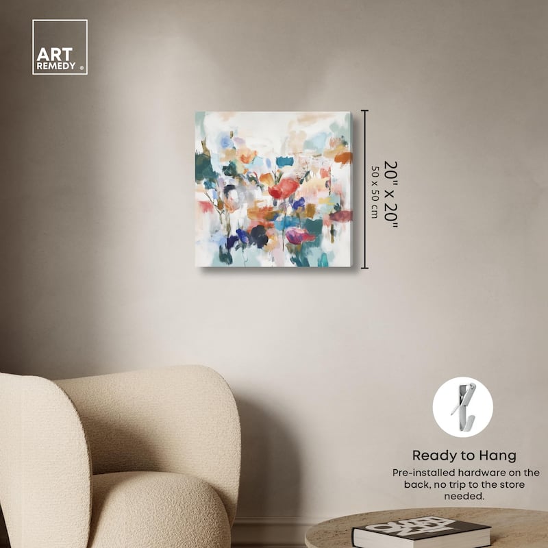 Riot of Color Canvas by Art Remedy, Gallery Wrapped