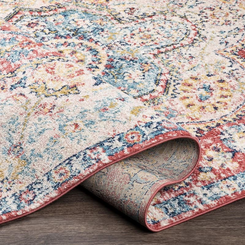 Livabliss Elaziz Updated Traditional Medallion Area Rug