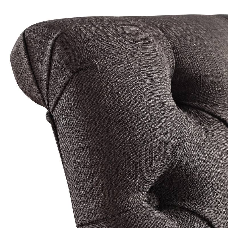 Benchwright Premium Tufted Rolled Back Parsons Chairs (Set of 2) by iNSPIRE Q Artisan