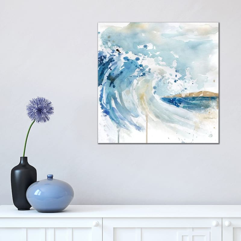 iCanvas "Malibu Surf I" by Carol Robinson Canvas Print - 18x18x1.5