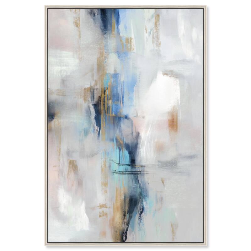 Ocean Spray II Canvas by Art Remedy - Silver - 24" x 36"