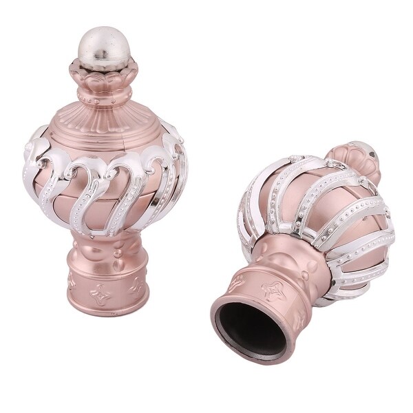 Shop Family Fittings Plastic Curtain Window Rod Ending Cap