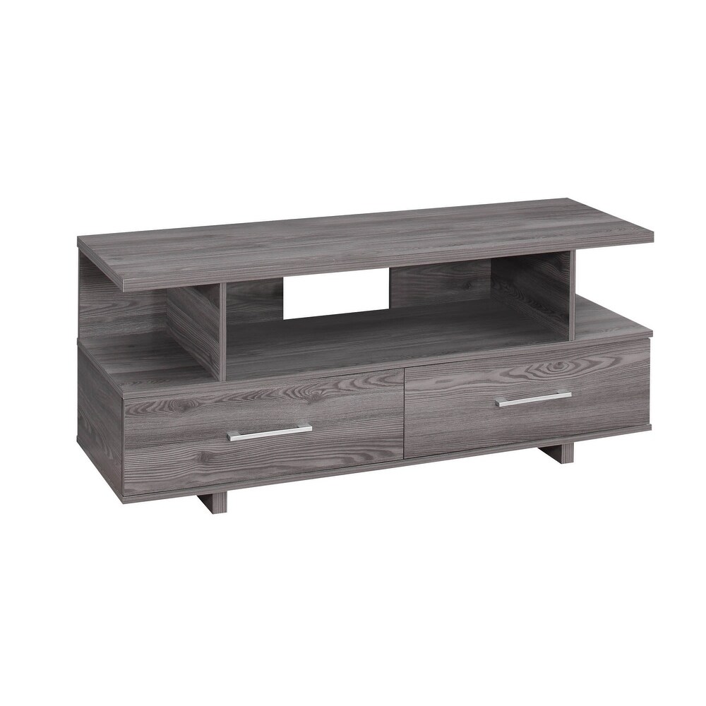 Manchester Furniture Supplies Miami Marble Veneer TV Stand Media Unit Grey 