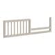 preview thumbnail 1 of 0, Beck 56" Wide Modern Toddler guardrail, Willow Gray