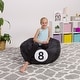 preview thumbnail 24 of 187, Kids Bean Bag Chair Cover Stuffed Animal Storage or Toy Organizer
