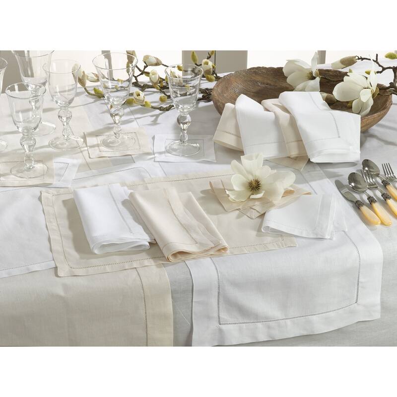 Hemstitched Cocktail Napkin (Set of 12)