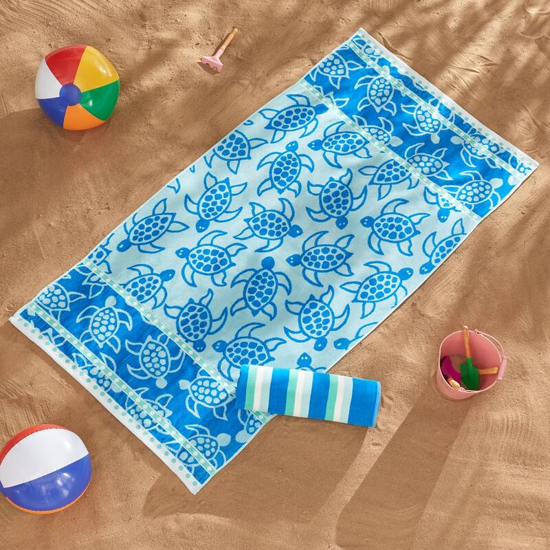 Luxurious Cotton Printed Beach Towel