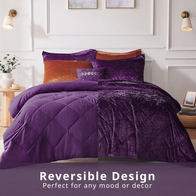 Intelligent Design Isabel Velvet Duvet Cover Set (Insert Excluded)