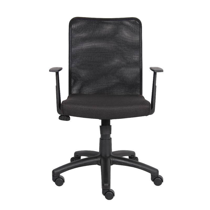 Lene Black Task Armchair, Mesh, Adjustable Tilt Tension Mechanism