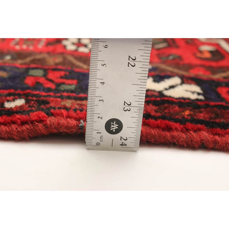ECARPETGALLERY Hand-knotted Andelz Red Wool Rug - 3' 5" x 6' 5"