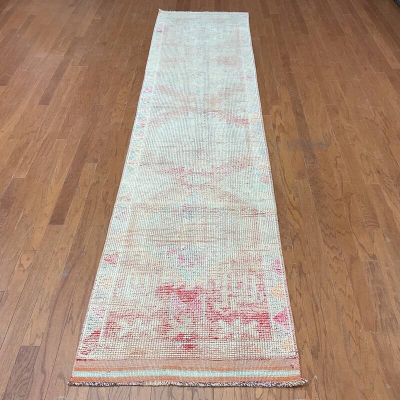 HERAT ORIENTAL Handmade Turkish Oushak Wool Runner - 2'9" x 11'10"