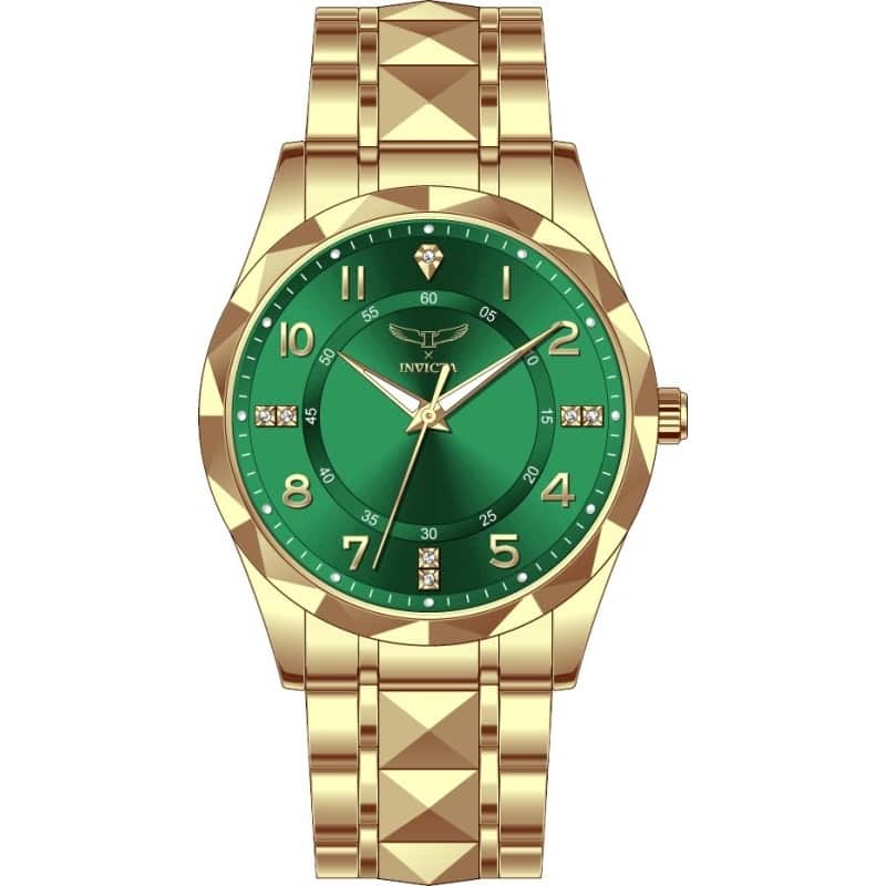 Invicta Men's 69021 Specialty Quartz PC21S Copper Dial Watch - Green