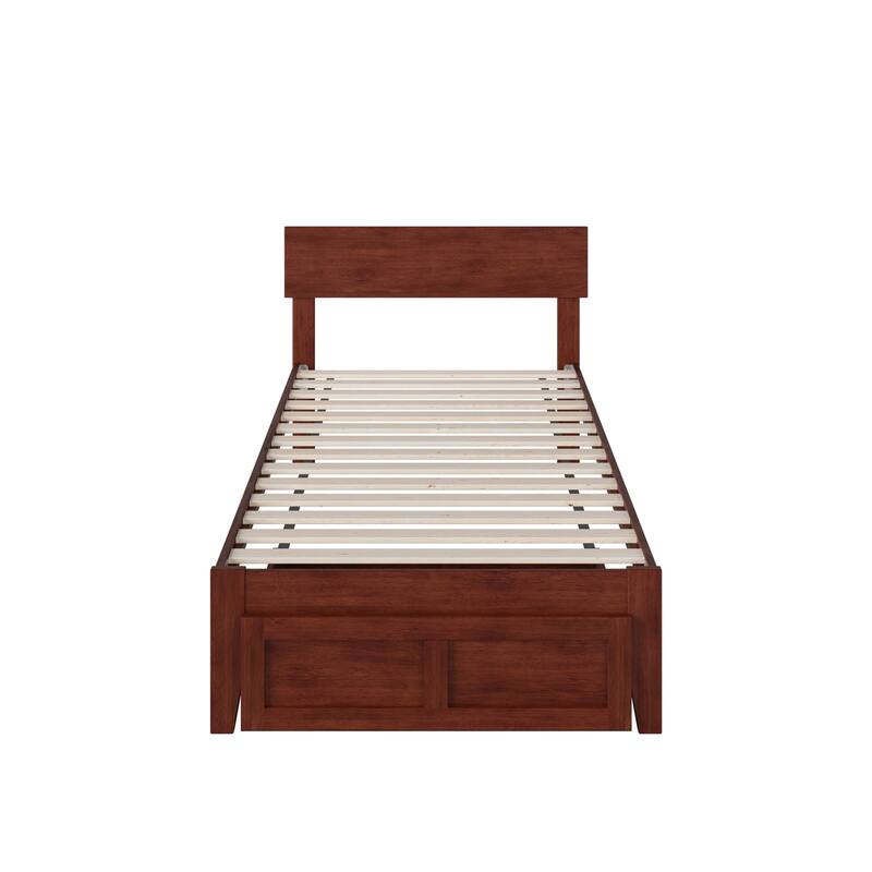 AFI Boston Platform Bed with Foot Drawer