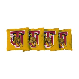 Tuskegee Tigers Yellow Cornhole Bags