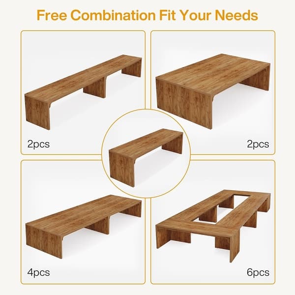 Brown Wood 13FT Rectangular Conference Table