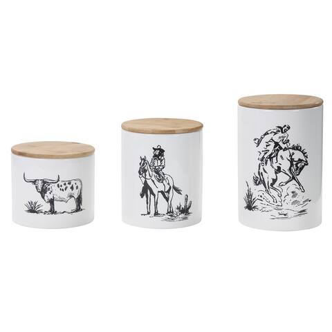 Paseo Road by HiEnd Accents Ranch Life Canister Set, 3PC