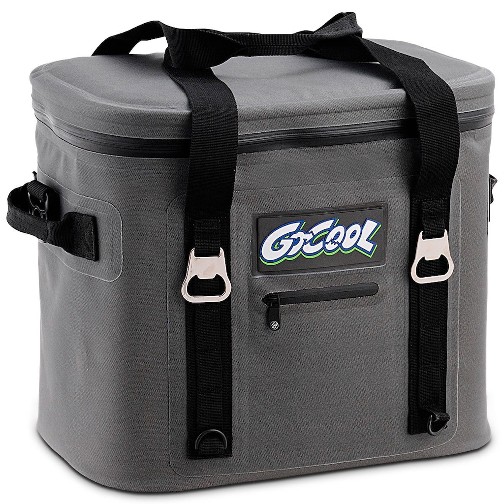 Gymax Insulated Lunch Box Lunch Bag 24-Can Soft Cooler Bag
