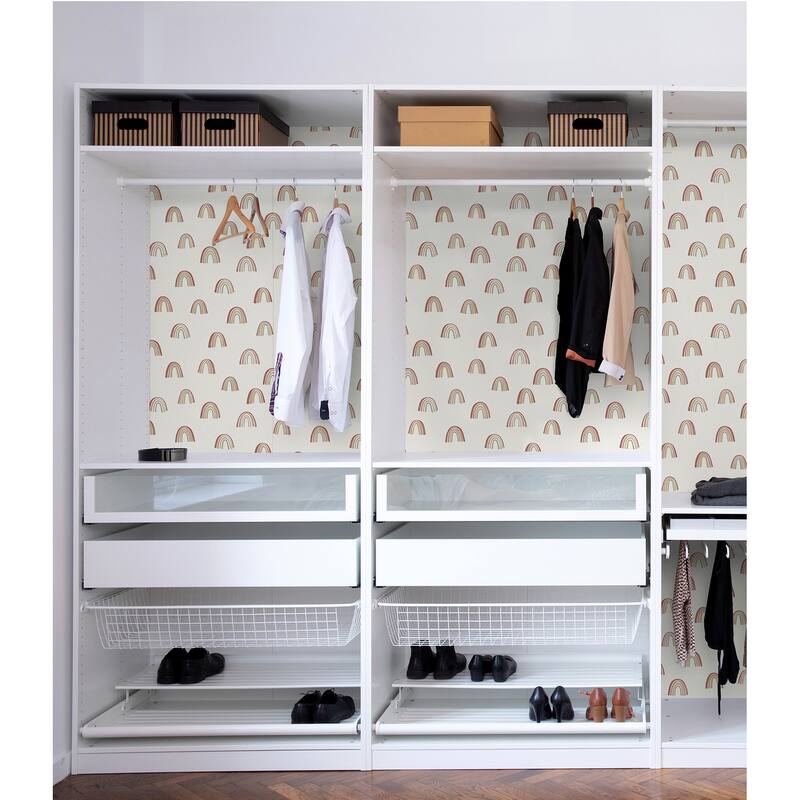 My Style Raye Rainbows Peel & Stick Wallpaper