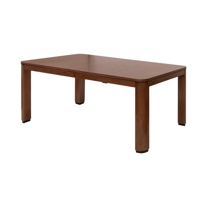 Mid-Century Modern Wood Kitchen Dining Table, Brown