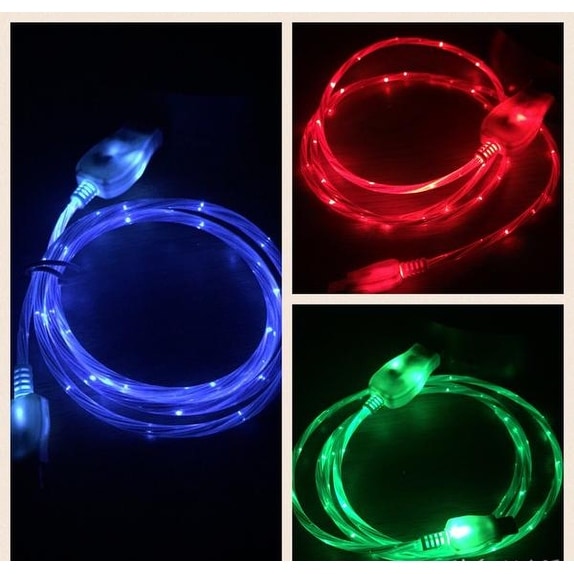 iPhone/iPad "Visible Current Flow" Light Up Charger