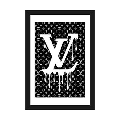 iCanvas "Louis Vuitton Black And White" by Julie Schreiber