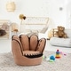 preview thumbnail 1 of 10, Costway Kids Sofa Five Finger Armrest Chair Couch Children Living Room Brown