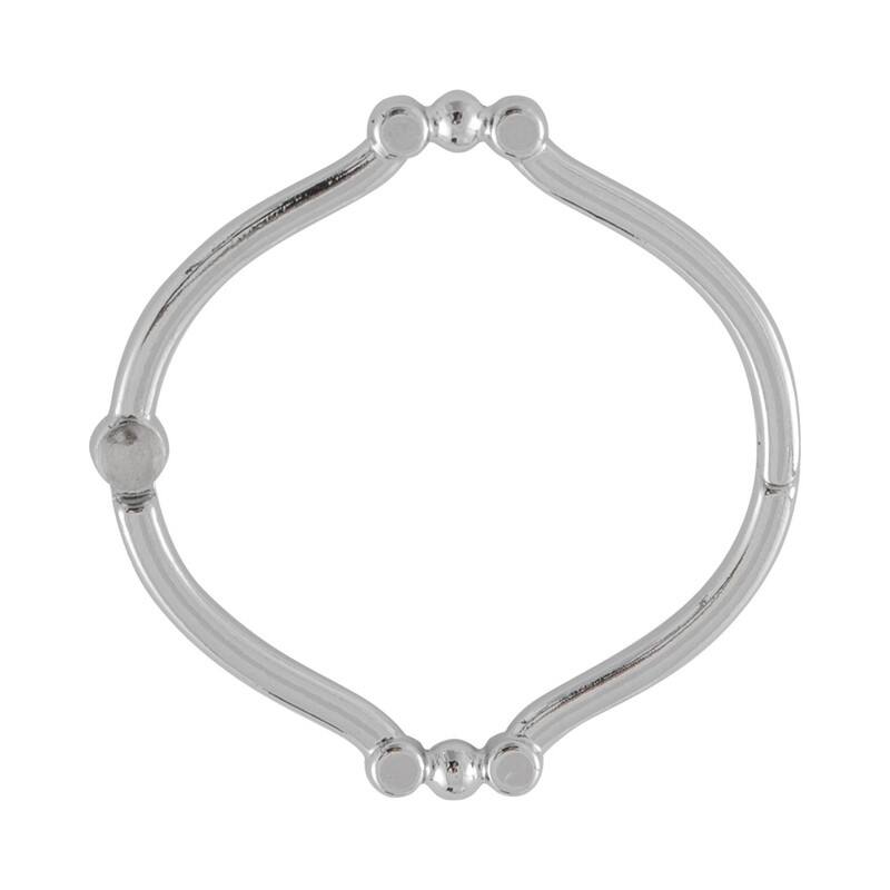 Utopia Alley Rustproof Zinc Shower Curtain Rings for Bathroom, Set of 12