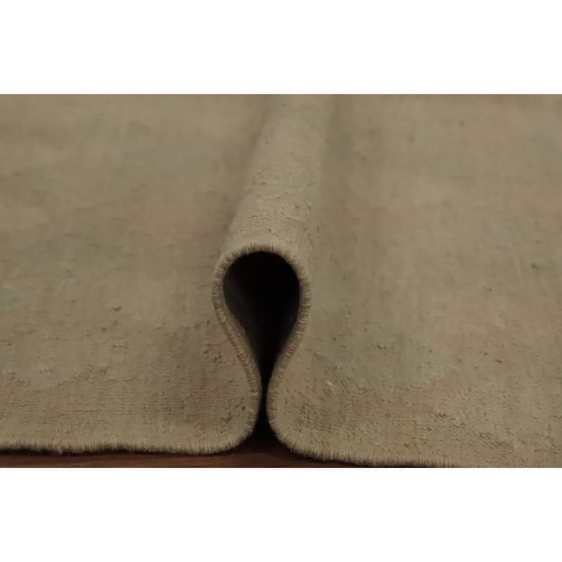 Hand Woven Oriental 100% Wool Carpet Southwestern Tribal Brown Kilim Area Rug - 6' 5'' X 4' 9''