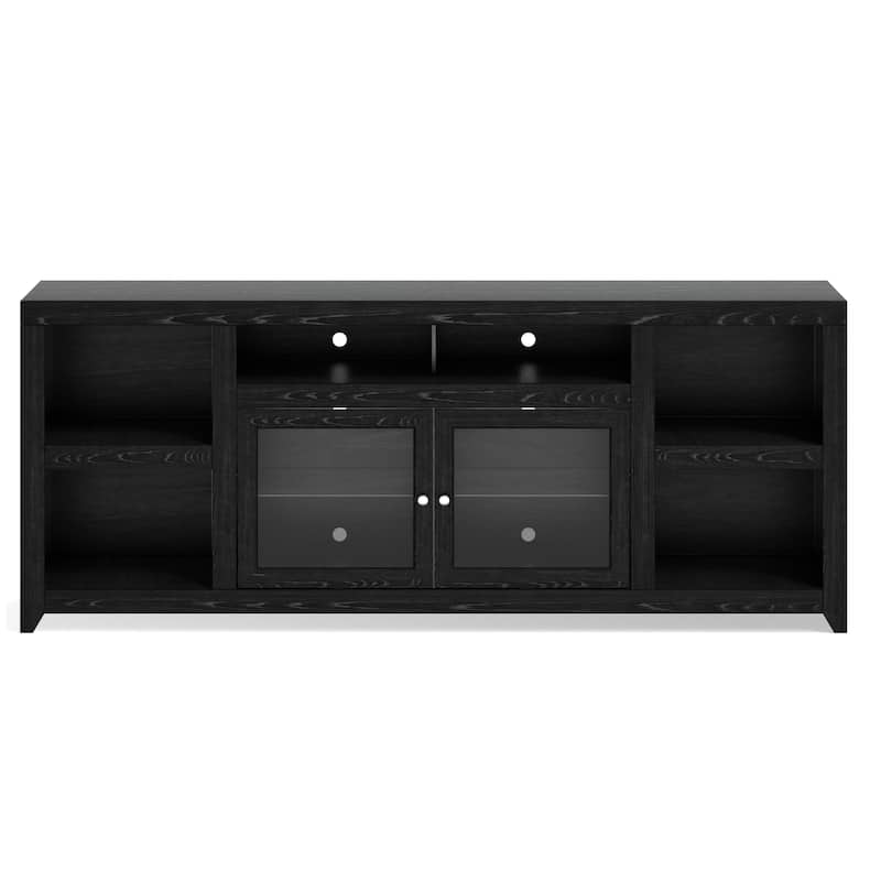 Bridgevine Home Skyline 85 inch TV Console for TVs up to 95 inches, No Assembly Required, Mocha Finish