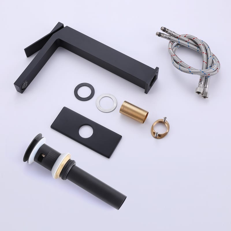 Rbrohant Single Handle Single Hole Bathroom Vessel Sink Faucet, Waterfall Spout Bathroom Faucet,RV Lavatory Vessel Faucet