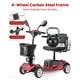 preview thumbnail 26 of 26, Folding Portable Mobility Scooter，Long-Range Battery Motorized Scooter for Seniors - N/A