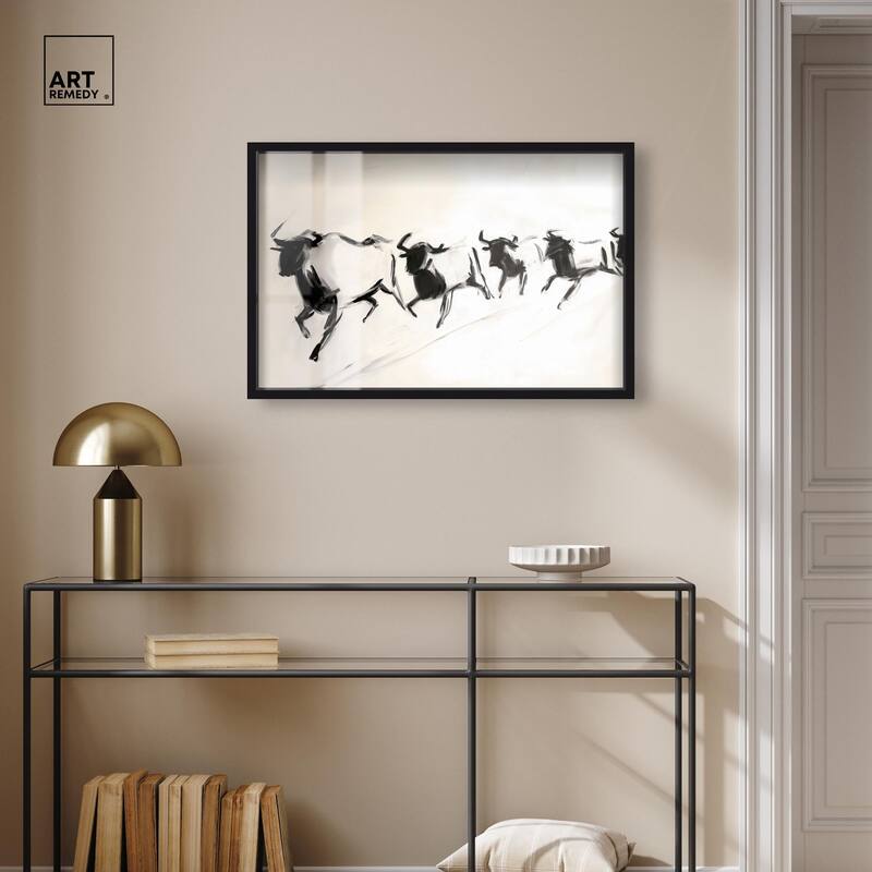 Bovine II Shadowbox by Art Remedy